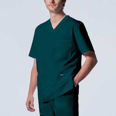 Proflex Mens 4-Pocket V-Neck Scrub Top