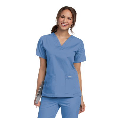 Landau ladies v-neck scrub top