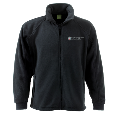 Unisex Fleece Uclan Veterinary Black