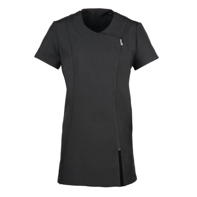 Ladies contrast zip tunic